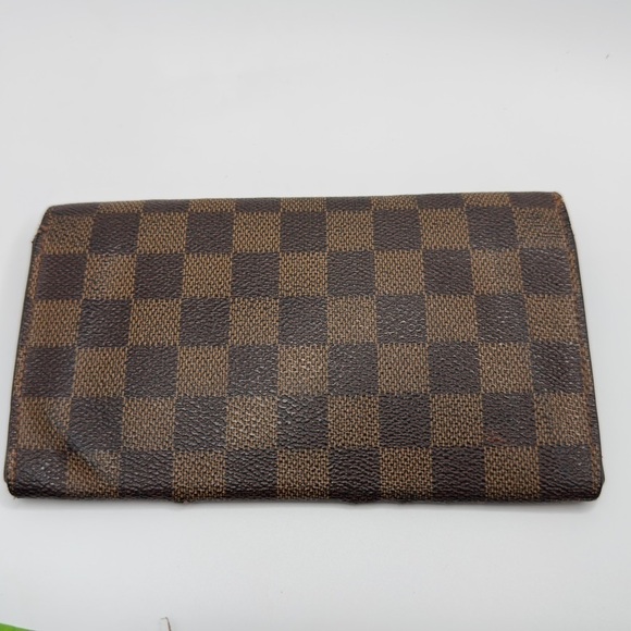 Louis Vuitton Portefeuille Sarah Damier Wallet Ebene Brown | Women’s | Used | - Picture 5 of 15